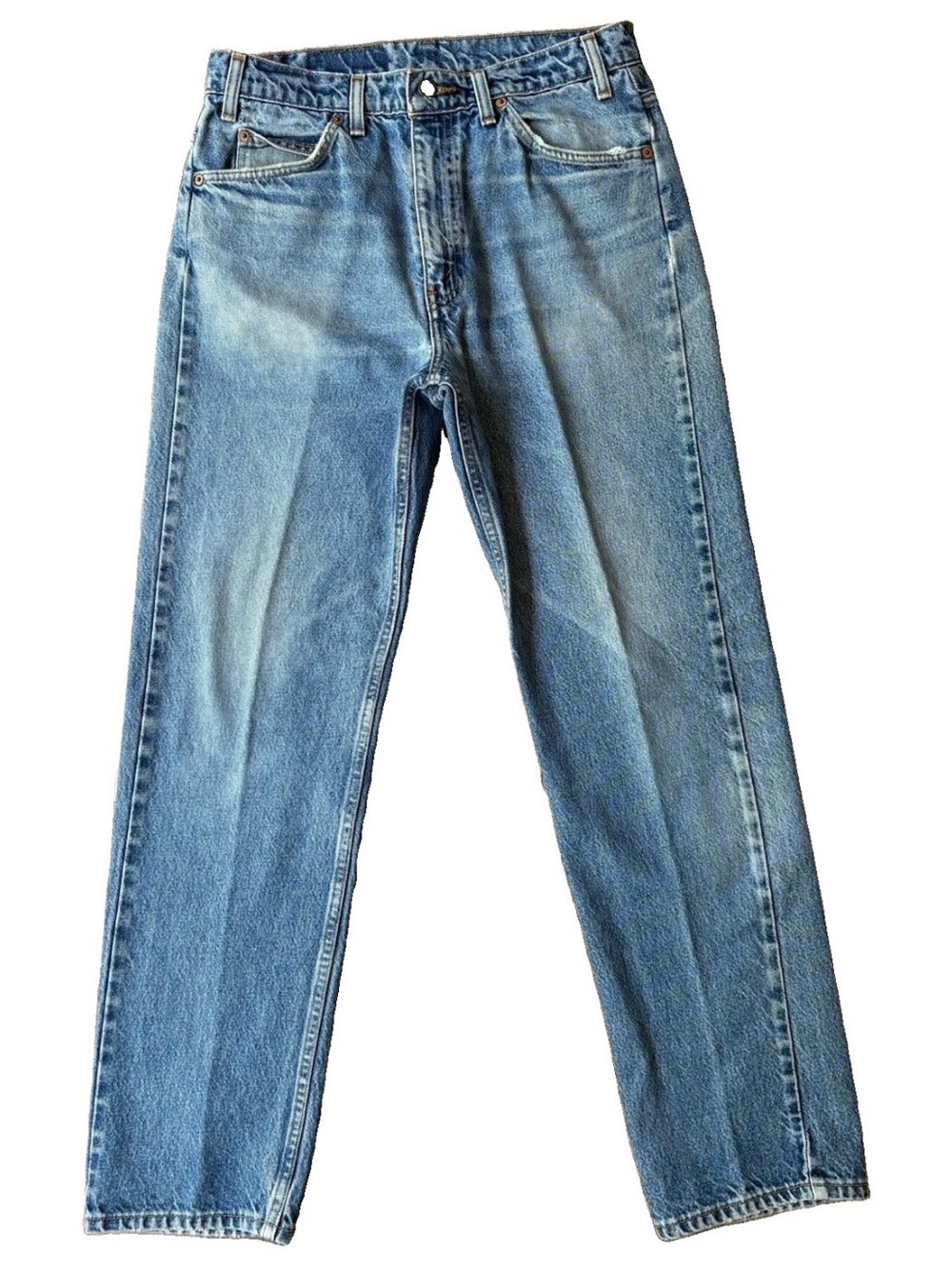 Vtg 1986 Levi's 505 Orange Tab Jeans Made in USA 34x31 Medium Wash Single Stitch